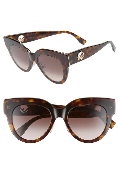 fendi dark havana eyeglasses|fendi 2019 collection sunglasses.